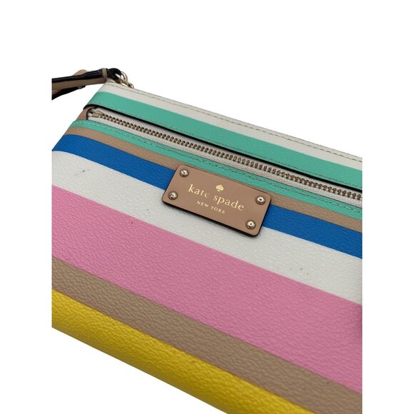 Women’s Kate Spade Mini Hand Wallet with color stripes - Picture 2 of 6